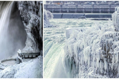 Befagyott a Niagara-vízesés! Mesébe illő látvány, nézd meg te is! Niagara-vízesés, Niagara vízesés befagyott